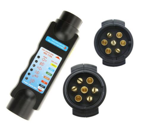 7 pin Wiring Circuit Plug Socket Tester Adapter